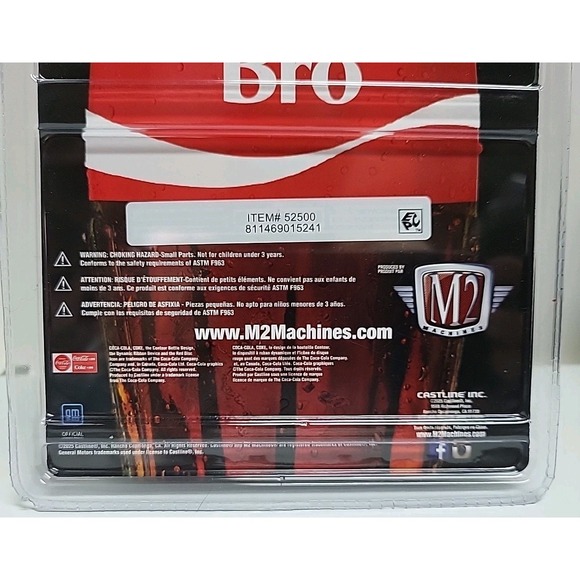 M2 Machines Coca-Cola Share a Coke With Bro‎ 1973 Chevrolet K5 Blazer A58 Red - Picture 4 of 5